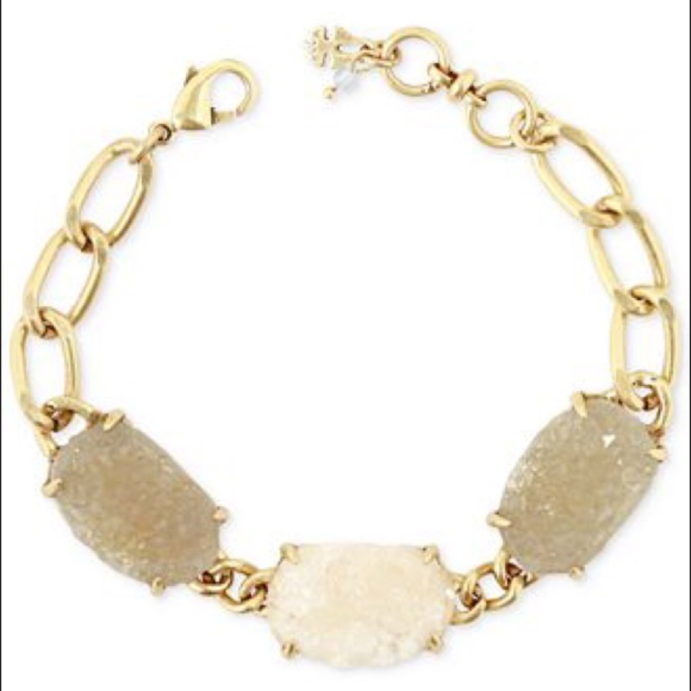 🛑SOLD🛑Lucky Brand Rock Crystal Link Bracelet